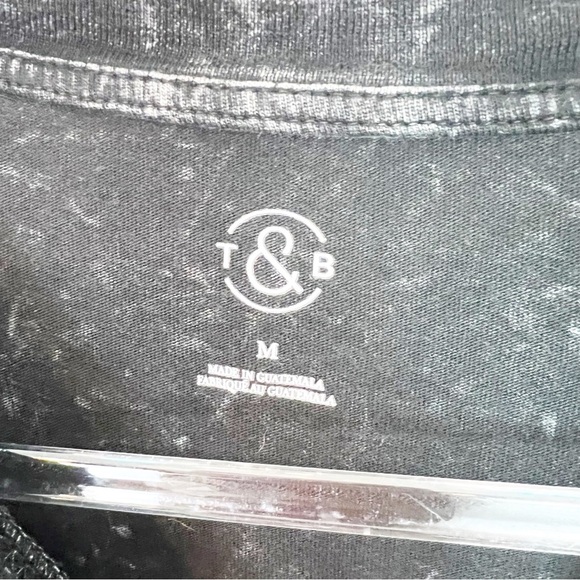 TREASURE & BOND BLACK AEROSMITH GRAPHIC LONG SLEEVE T-SHIRT WOMENS MEDIUM - Picture 4 of 7